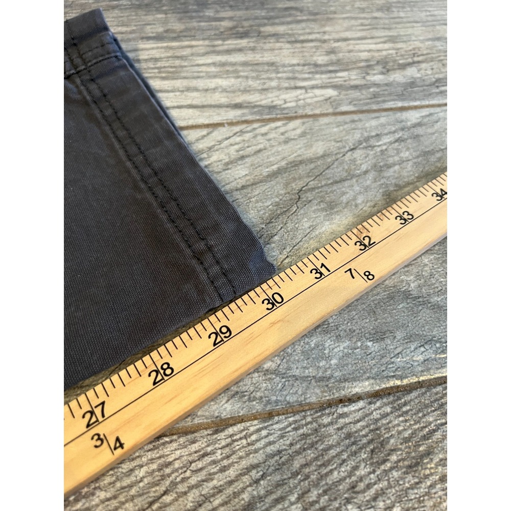 Eddie Bauer Canvas Utility Pants 38x32 Mens 38 x 32 Gray Stretch Workwear 0558 - Picture 11 of 11
